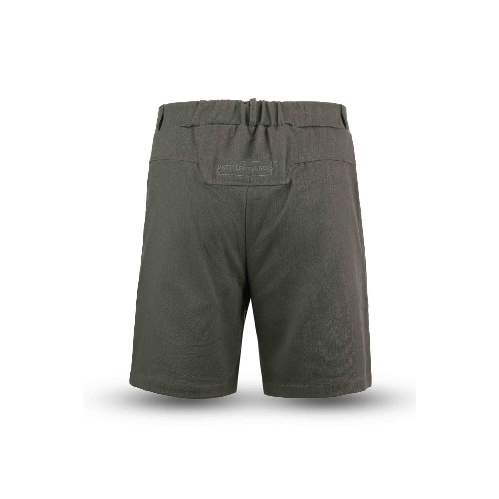 Untitled Folder Deep Well Pocket Olive Shorts