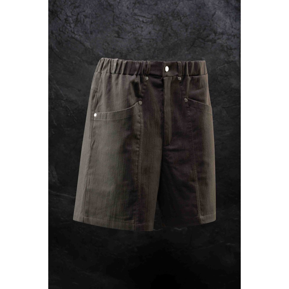 Untitled Folder Deep Well Pocket Olive Shorts