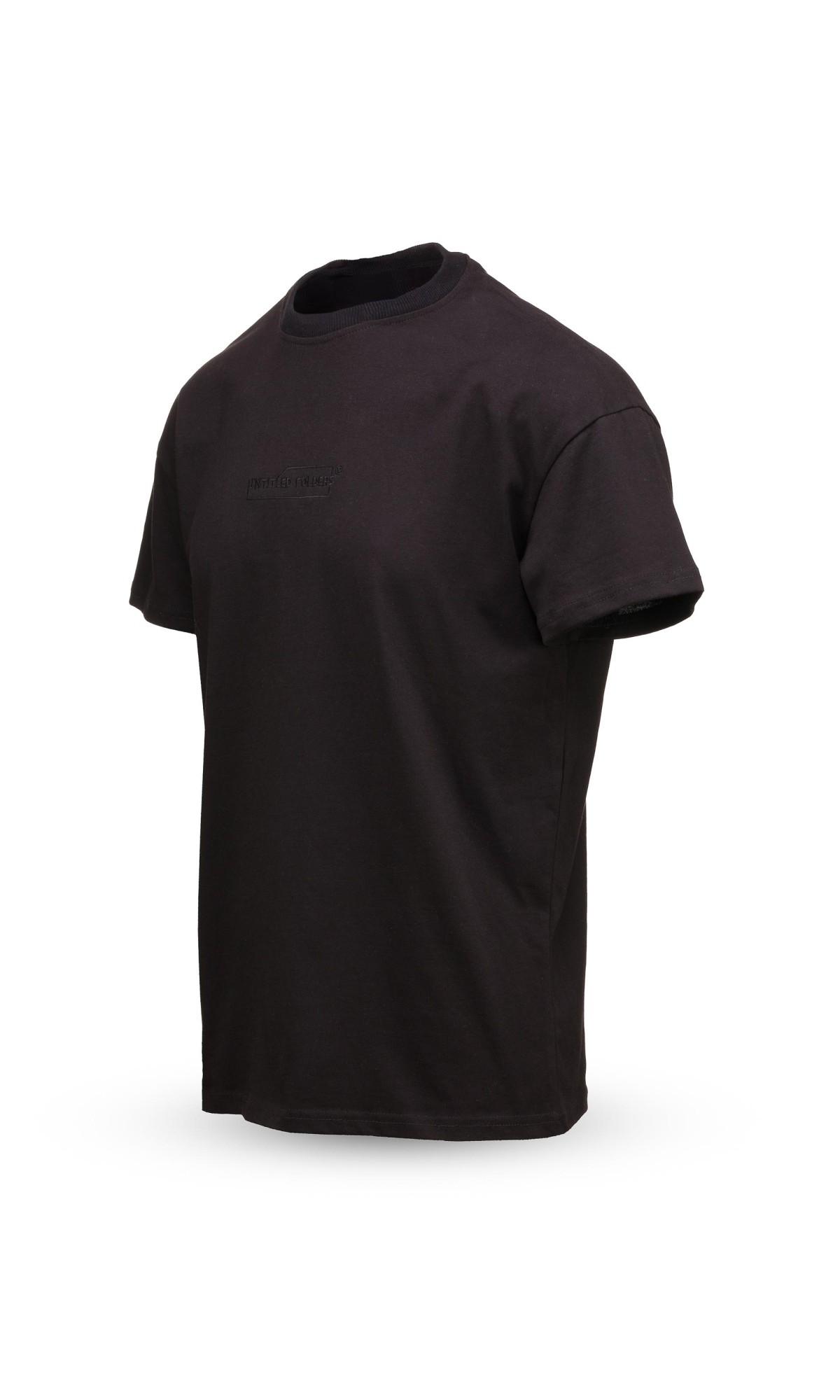 Untitled Folders Void Black Simple T-Shirt