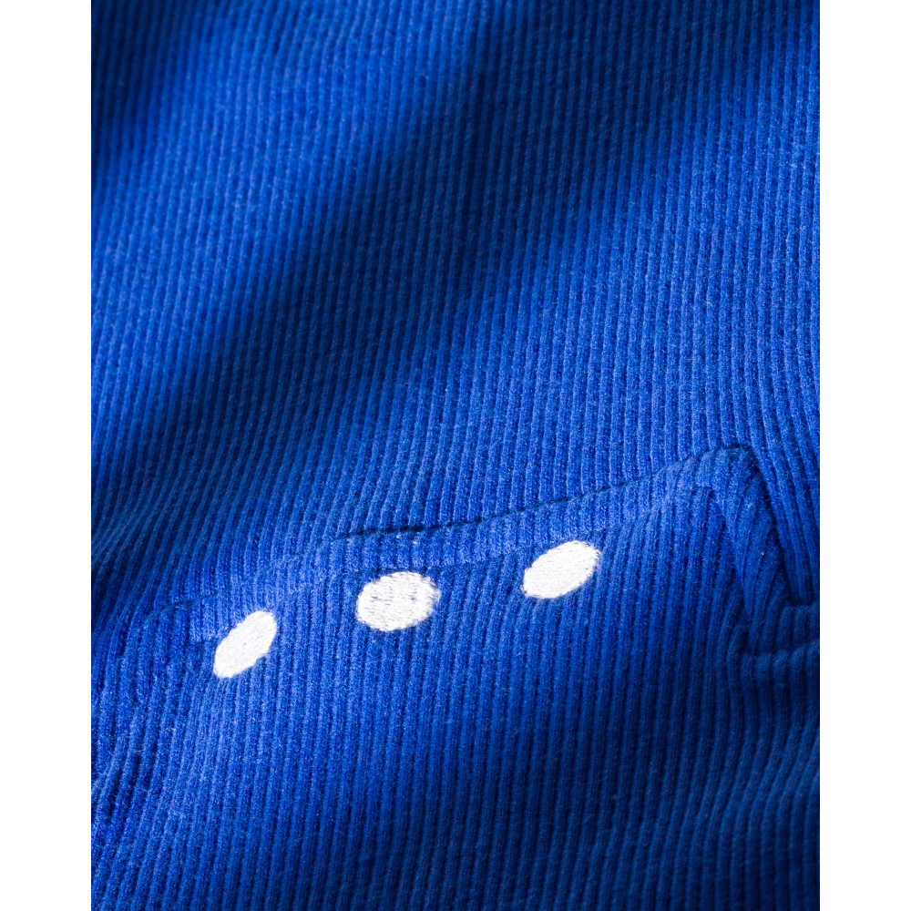 Untitled Folders Untitled Blue Folders Tab Crop Top With Dots