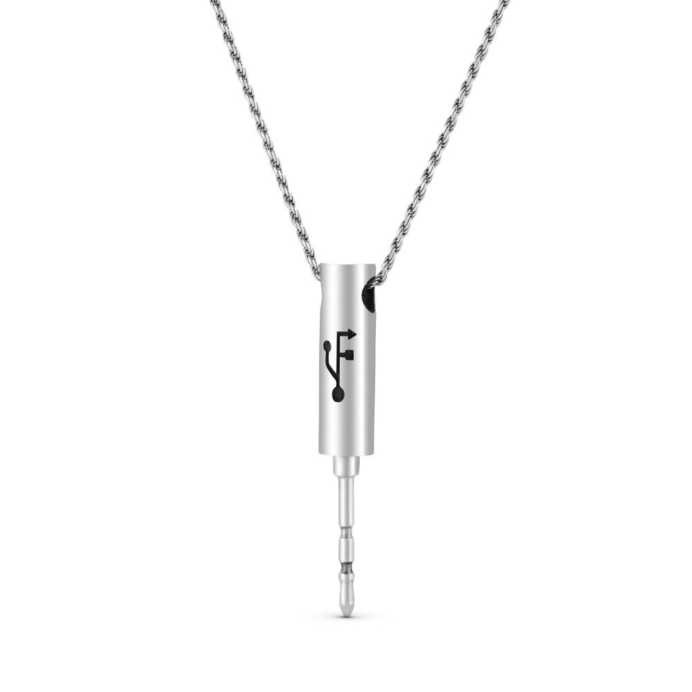 Untitled Folders Auxiliary Silver 925 Logo Pendant